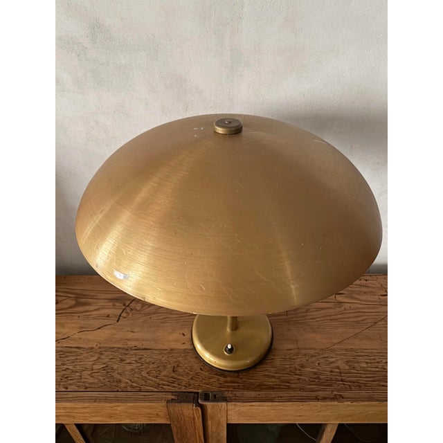 Gold Table Lamp by SBF Sächsische Bronzewarenfabrik, 1940s For Sale - Image 4 of 11