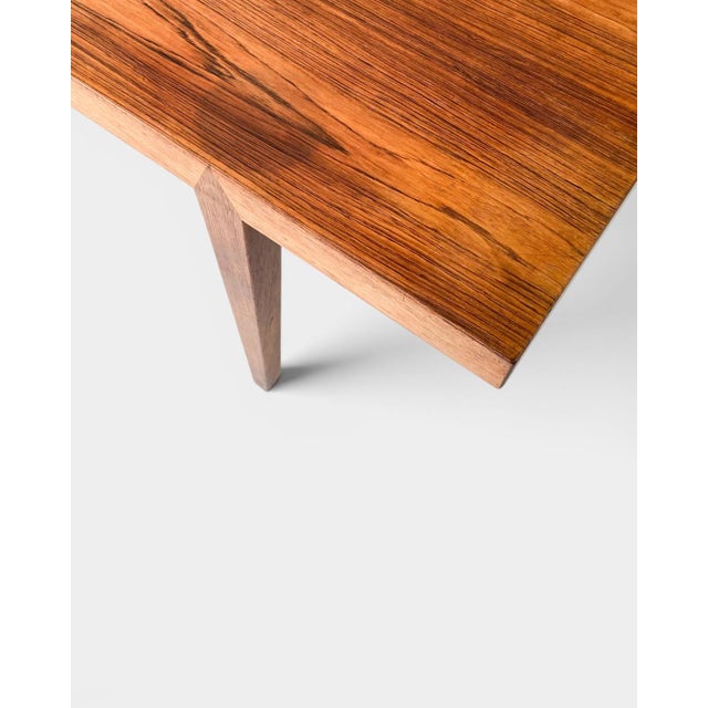 Severin Hansen Rosewood Coffee Table by Severin Hansen for Haslev Møbelsnedkeri, Denmark, 1960s For Sale - Image 4 of 6