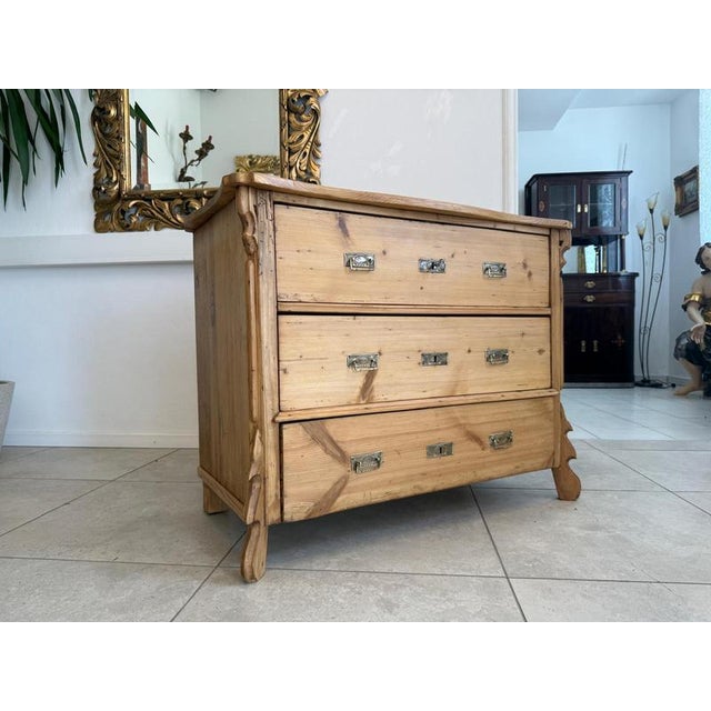 Gründerzeit Louis Phillipe Chest of 3 ​​Drawers For Sale - Image 3 of 11