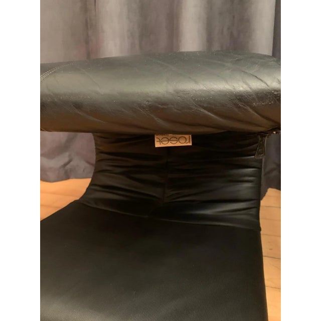 Set of Zen Armchair and Ottoman by Claude Brisson for Ligne Roset, France, 1980s For Sale - Image 9 of 13