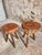 Vintage Wooden Stools, France, 1960s, Set of 2 For Sale - Image 11 of 18
