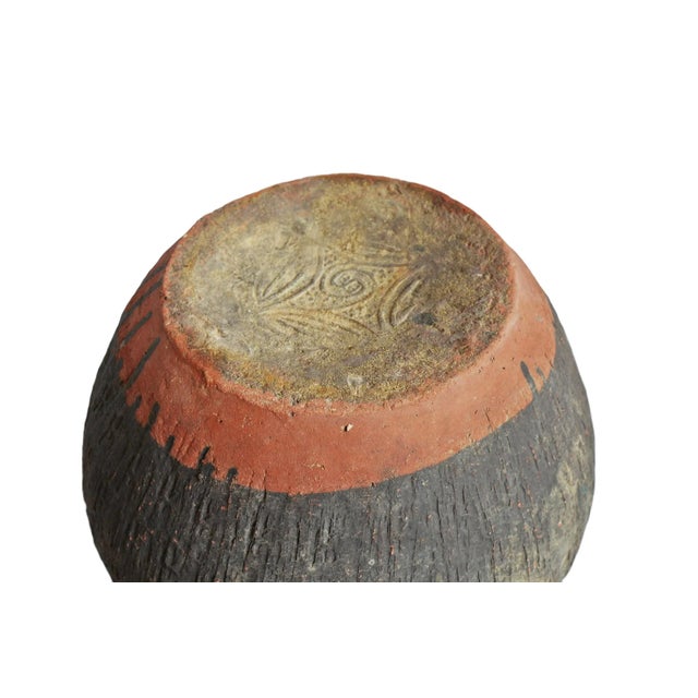 Early 20th Century Antique Mongolian Ceramic Village Pot For Sale - Image 5 of 6