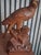 Brienz Swiss Woodcarvers, Eagle Sculpture, 1920s, Glass and Wood For Sale - Image 3 of 18