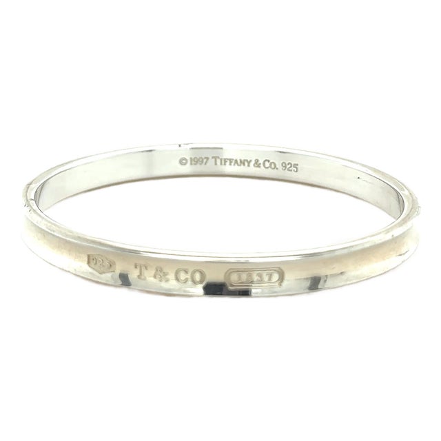 Tiffany & Co. Sterling Silver 1837 Vintage Bangle Bracelet 33.59g For Sale