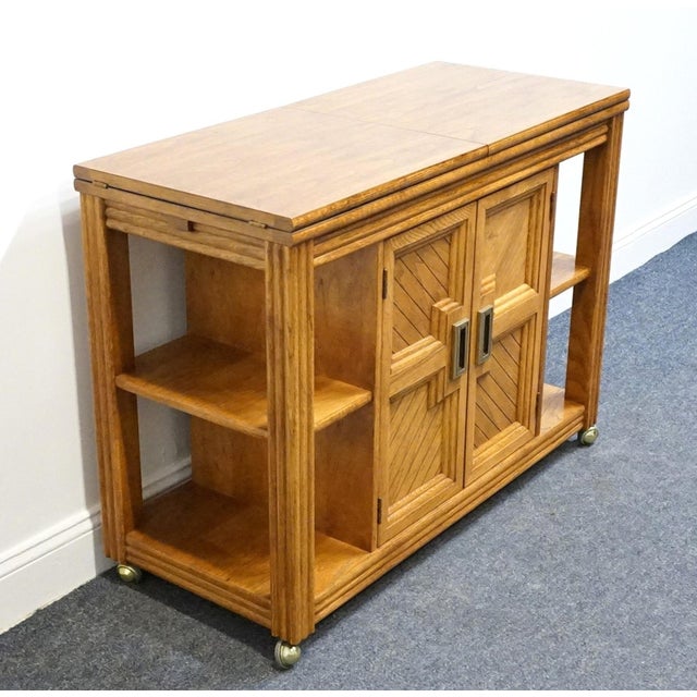 Thomasville Thomasville Furniture Sundance Collection Contemporary Mediterranean 84" Flip-Top Server Buffet 42821-510 For Sale - Image 4 of 16