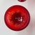 Glass Vintage l.e. Smith Moon & Stars Ruby Red Glass Pitcher & 8 Small Goblets For Sale - Image 7 of 12