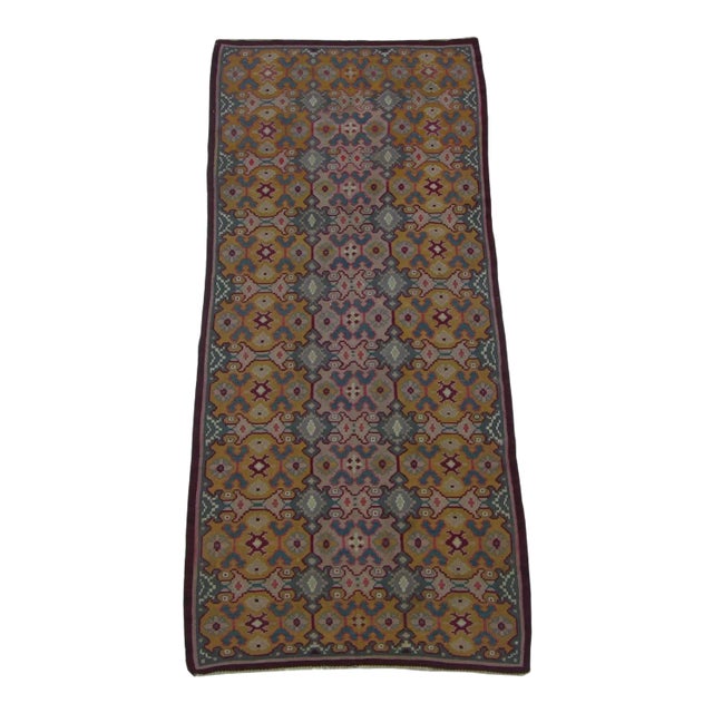 Antique Kilim Runner Rug - 3'3'' X 7'9'' For Sale