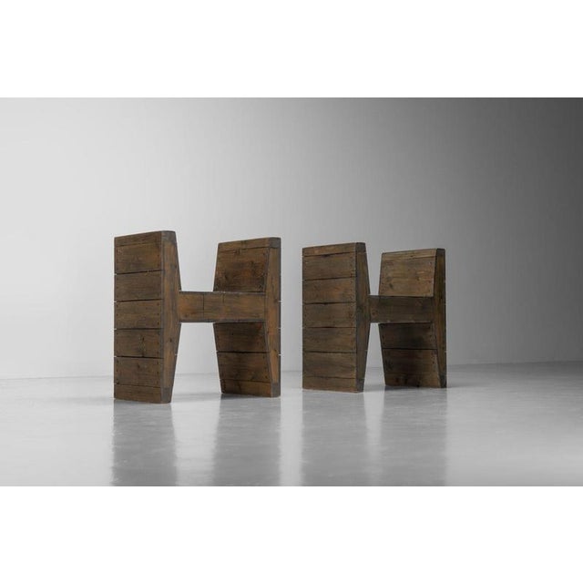 Vintage H Stools by Jan de Jong, 1964 For Sale - Image 12 of 18