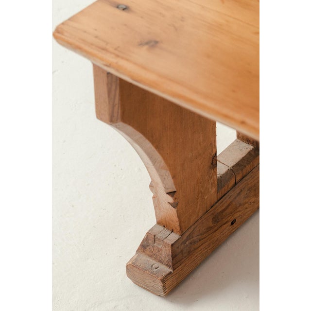 Church Bench in Pine, 1900s For Sale - Image 11 of 12