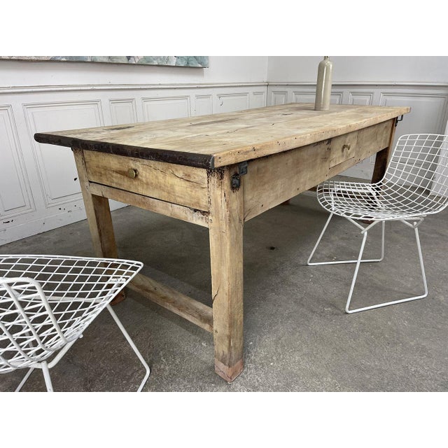 Trade Table with Drawers, 1880s For Sale - Image 15 of 16