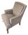1960s Traditional Side Chair With Tufted Back and Arms For Sale
