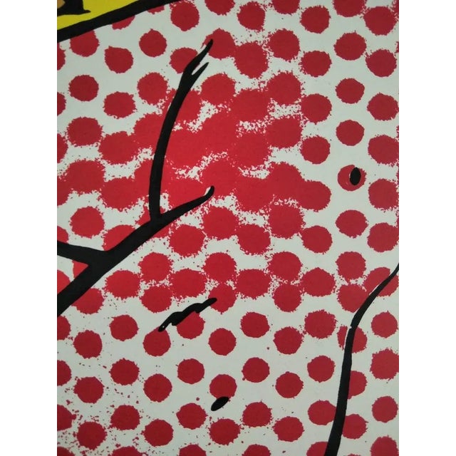 1980s Tresano, Lichtenstein Style Figure, 1980, Lithograph For Sale - Image 5 of 9