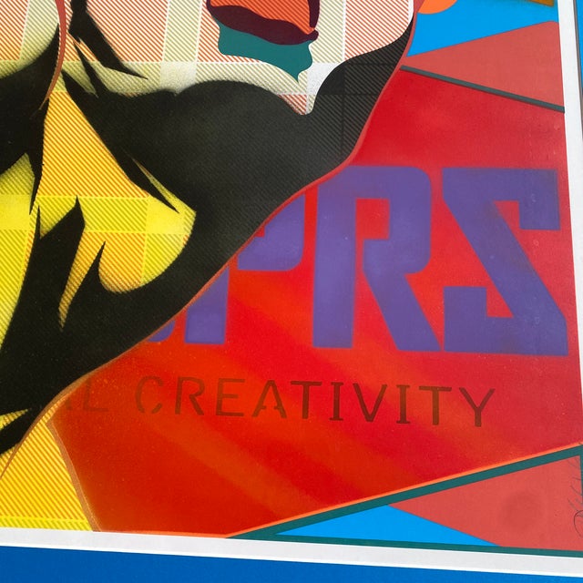 2020s Contemporary Modern 'Creativity' Framed Modern Art Print - Signed For Sale - Image 5 of 10