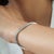 Céleste 5.16 Ct Blue Topaz Linear Tennis Bracelet in 925 Sterling Silver - Anniversary Gift For Sale - Image 6 of 12
