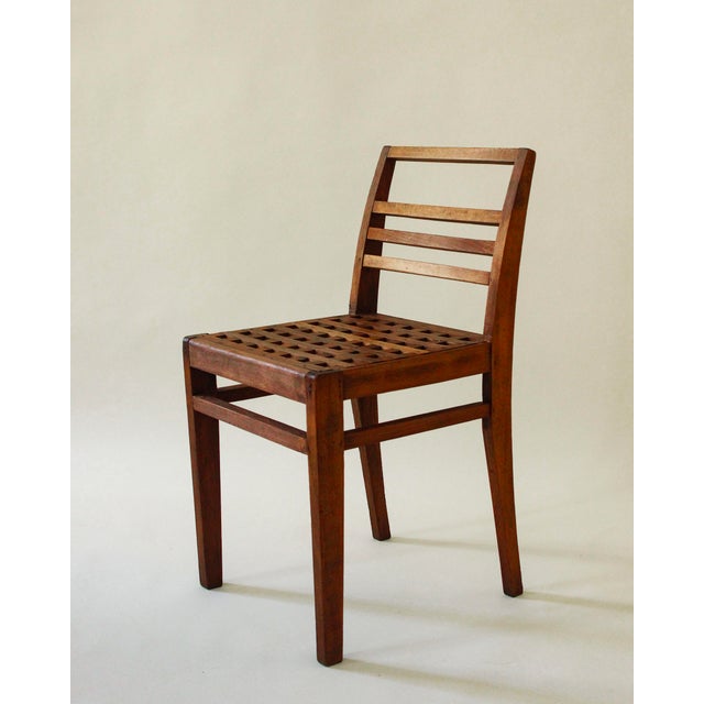 Reconstruction 103 Chairs by René Gabriel, 1941, Set of 3 For Sale - Image 6 of 11