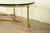 Brass LaBarge Hollywood Regency Brass and Glass Hooved Feet Cocktail Table, Circa 1960s For Sale - Image 8 of 12