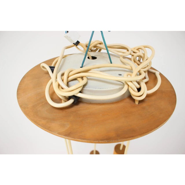 Wood Mid-Centures Adjustable Pendant from Progress Žilina, 1970s For Sale - Image 7 of 12