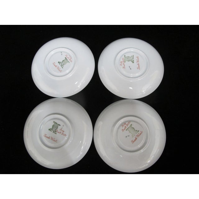 Spode Copeland Red Trade Winds Eliza Brig Built 1820 Demitasse Cup & Saucer Set For Sale - Image 9 of 10