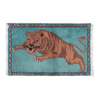 Vintage Turkish Lion Rug For Sale