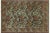 Black Boho Chic 1990's Pak-Persian Black/Green Wool Rug - 5'11'' X 9'0'' For Sale - Image 8 of 9