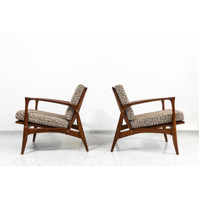 1960s Mid-Century Modern Danish Lounge Chairs, 1960s, Set of 2 For Sale - Image 5 of 18