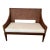 Bernhardt Bench Late 20th Century Wicker Rattan Coastal Loveseat For Sale