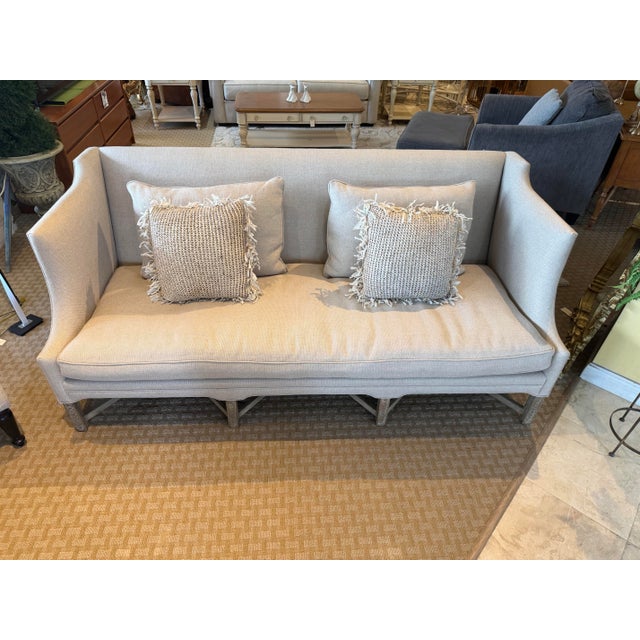 Dennis & Leen Dennis & Leen Gainsborough Sofa With Interlocking X-Stretcher Base For Sale - Image 4 of 11
