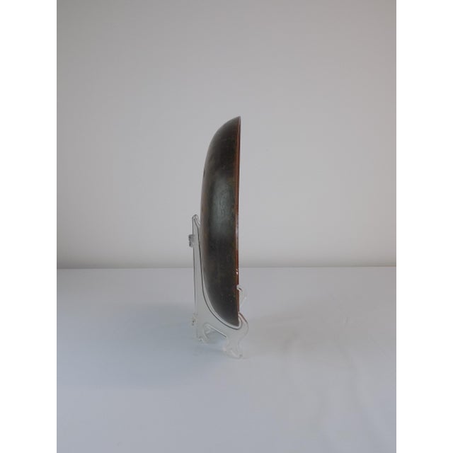 Italian Enamelled Copper Plate, 1960 For Sale - Image 4 of 9