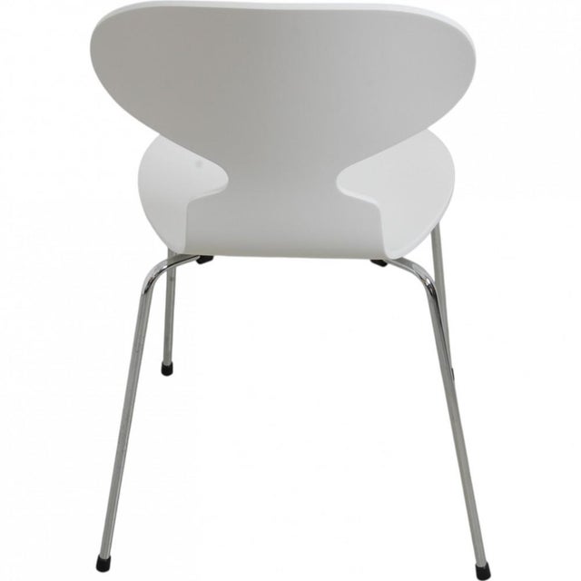 White Ant Chairs by Arne Jacobsen, Set of 6 For Sale - Image 14 of 18