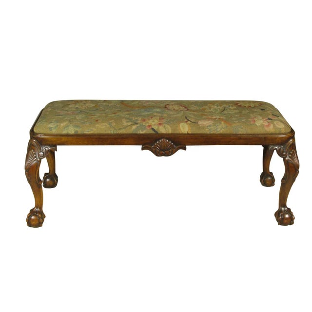 Brown 19th-Century English Bench For Sale - Image 8 of 8
