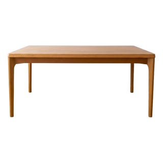 Vintage Danish Oak Table by Henning Kjærnulf for Vejle Mobelfabrik, 1950s For Sale