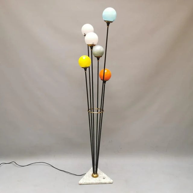 Metal Vintage Floor Lamp from Stilnovo For Sale - Image 7 of 7