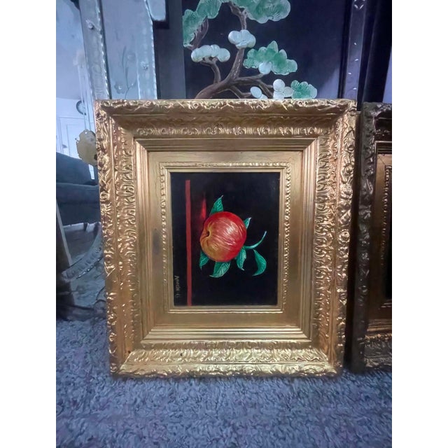 This piece is beautifully preserved in ornate gold frame, making this perfect for kitchens, dining rooms, boutique...