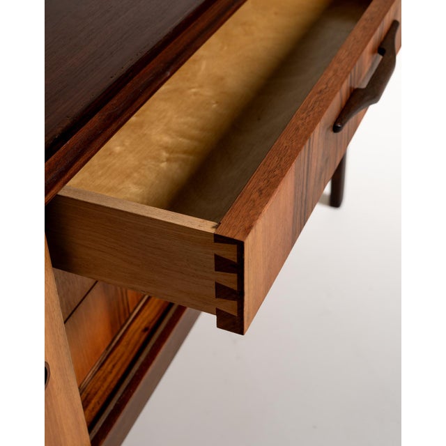 Scandinavian Sideboard in Rosewood and Oak, 1960s For Sale - Image 6 of 12