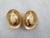 1960s Vintage 1960s Signed Napier Cabochon Faux-Agate Rhinestone Clip Earrings - 2 Pieces For Sale - Image 5 of 11