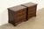 Baker Furniture Company Baker Furniture Style Georgian Banded Flame Mahogany and Burlwood Three-Drawer Bedside Chests, Pair For Sale - Image 4 of 14