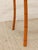 Vintage Bamboo-Style Orange Round Dining Table With Glass Top For Sale - Image 10 of 10