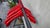 Red Swedish Red Hangers from Monika Mulder, 1990s, Set of 8 For Sale - Image 8 of 15
