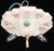 Art Deco Restored 1930s Art Deco Ceramic Flush Mount Light For Sale - Image 3 of 8