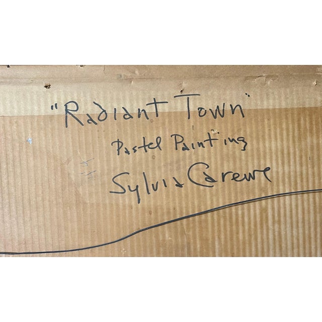 Abstract Expressionism Sylvia Carewe, Large Colorful Modernist Pastel Abstract Expressionist Painting Sylvia Carewe For Sale - Image 3 of 11