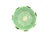 Green Vintage Brama Frosted Green Art Glass Bowl on Silver-Plated Base For Sale - Image 8 of 11