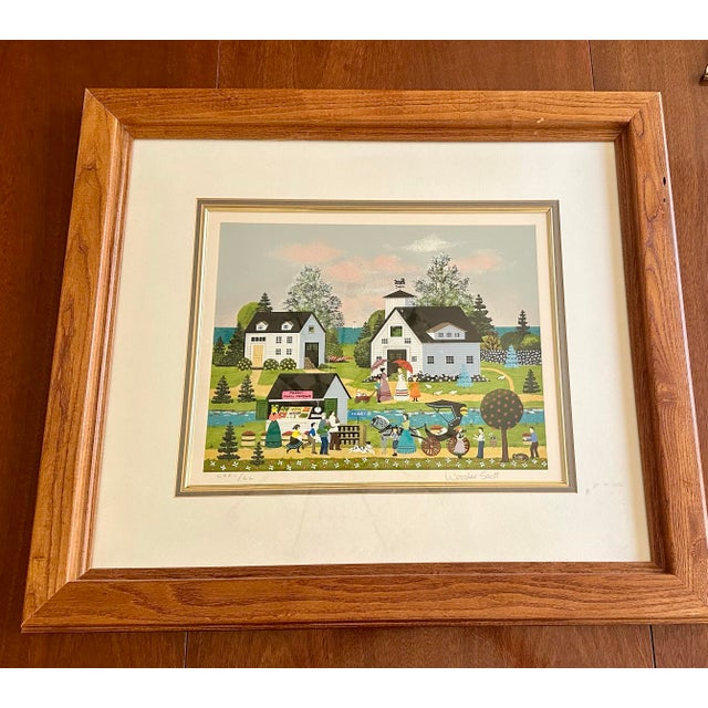 1990s Jane Wooster Scott Handsigned and Numbered Limited Edition Serigraph on Paper: “Summer Harvest " For Sale In Houston - Image 6 of 6