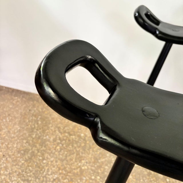 Brutalist Marbella Bar Stools by Sergio Rodrigues for Conoform, 1960s, Set of 3 For Sale - Image 6 of 13