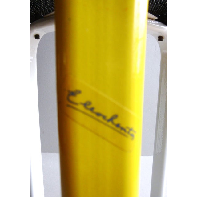 Vintage Stool with Backrest, 1980s For Sale - Image 6 of 8