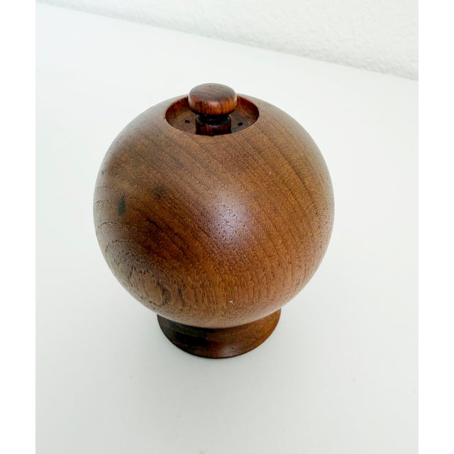 1950s 1950s Rare Early Jens Quistgaard Peppermill & Salt Shaker For Sale - Image 5 of 9