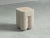Stone Chunky Classic Travertine Side Table & Stool by Etamorph For Sale - Image 7 of 8