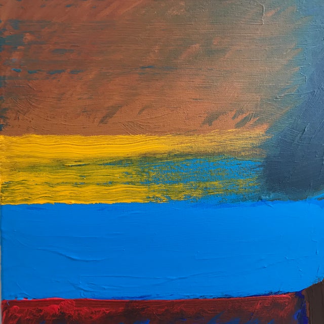 Contemporary Abstract Expressionist Acrylic Painting by Stanley Dean Edwards For Sale - Image 4 of 6