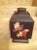 Vintage 1990s Vintage Hand Painted Black English Tole Tea Caddy For Sale - Image 10 of 13