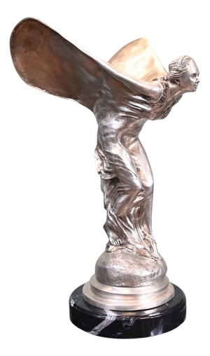Art Nouveau Bronze Flying Lady Statue Spirit of Ecstacy