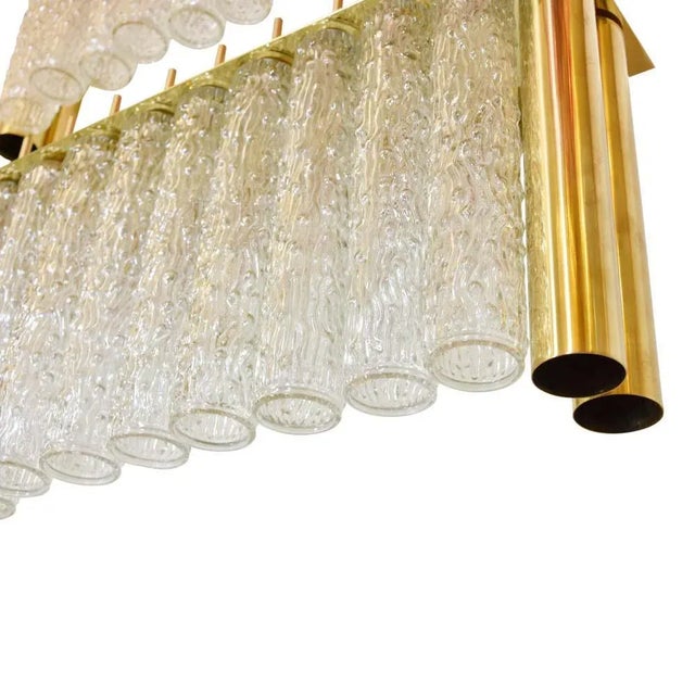 Glass and Brass Tubi Tempio Wall Lights, Set of 2 For Sale - Image 6 of 9
